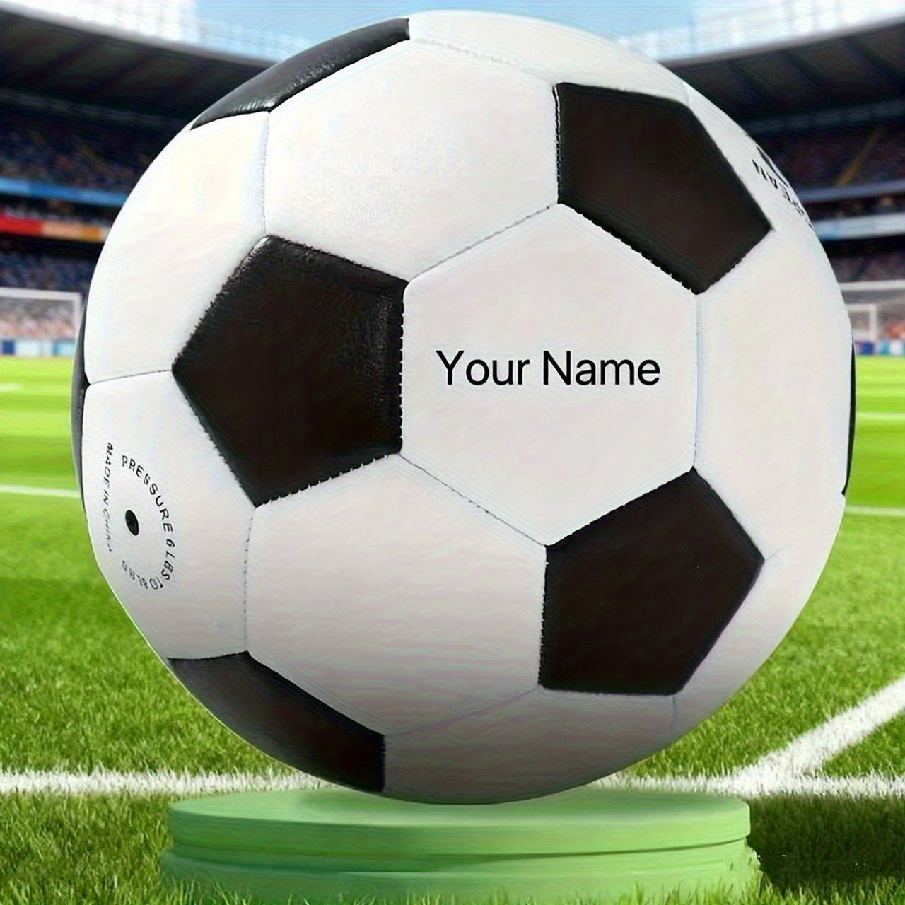 Personalized Sports Football Outdoor Gear Black and White Style 4\u002F5 Size Worn-Resistant Competition Equipment Adults Present Soccer Ball