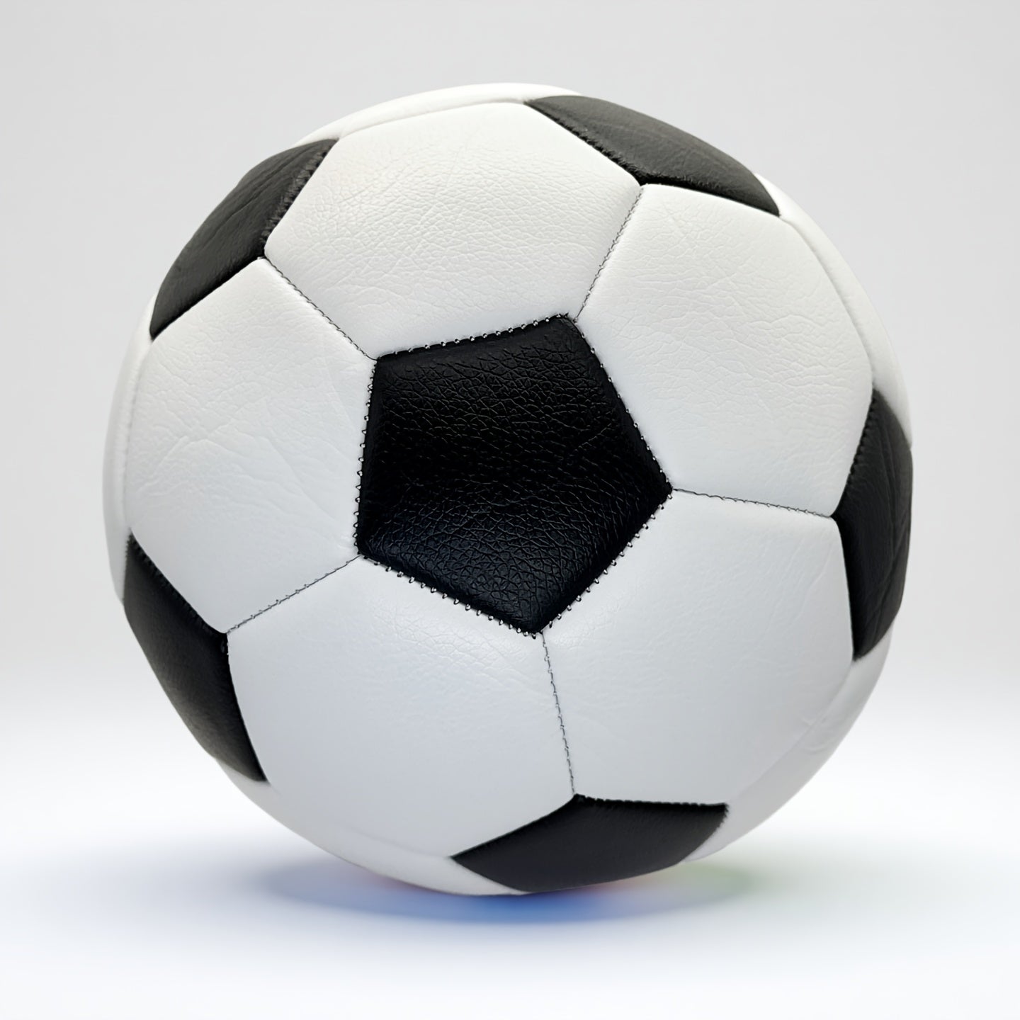 Personalized Soccer Ball Personalized Soccer Ball | Regulation Size 5 | Black And White Lychee Texture Synthetic Faux Leather | Perfect Sports Gift for Athletes And Supporters