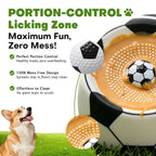 Style Multi purpose dog bowl with Free Peanut Butter Spatula,Dog Liquid Slow Feeder,Lick Bowl Mat with Ball ,8 Extra Large Suction Cups,No Mess Liquid Treat Enrichment Bowl for Dogs