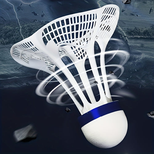 8pcs Wind-Resistant Badminton Shuttlecocks Made of Nylon Material, Designed to Withstand Wind And Impact, Suitable for Outdoor Badminton Practice And Sports