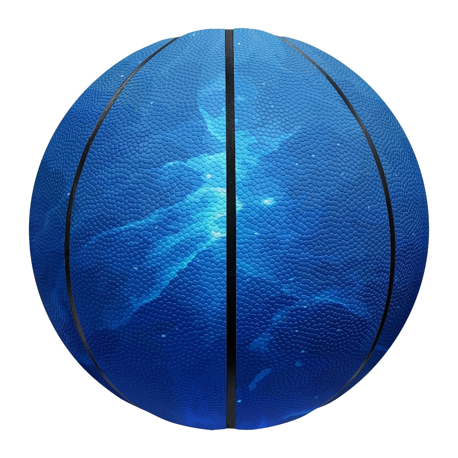 1 Personalized Blue Starry Space Design Basketball - Custom Text, Size 5 or 7, PU Material - Ideal for Valentine's Day, Women's Day, Mother's Day, Independence Day, Easter, Thanksgiving, Christmas, Halloween Gifts, Basketball Decorations
