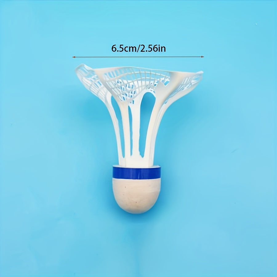 8pcs Wind-Resistant Badminton Shuttlecocks Made of Nylon Material, Designed to Withstand Wind And Impact, Suitable for Outdoor Badminton Practice And Sports