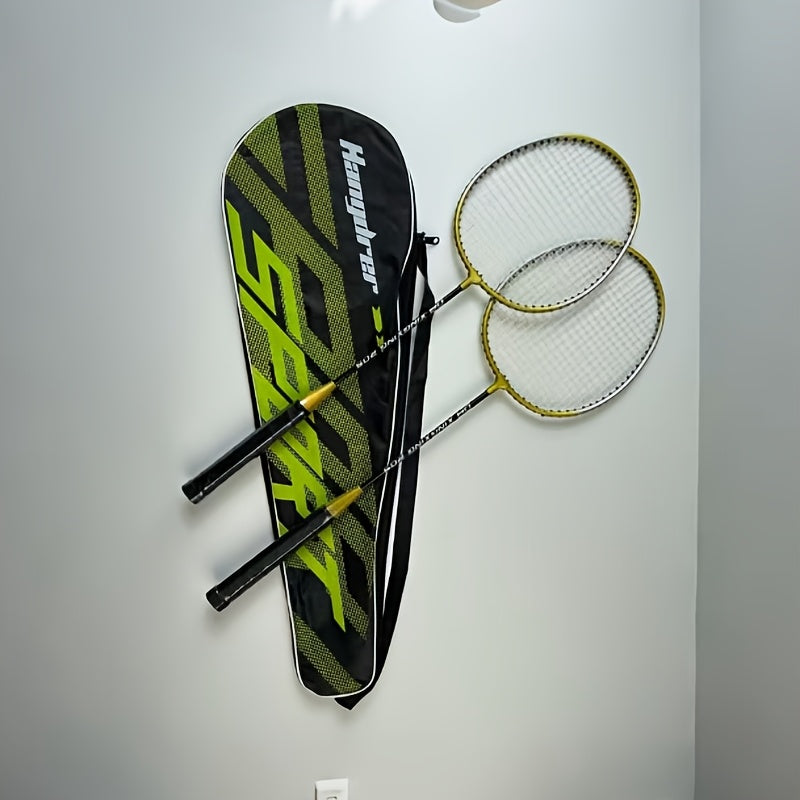 1 Set Badminton Rackets with 2 Rackets, 3 Shuttlecocks & Storage Bag - Lightweight Durable Detachable Double-Bar Rackets Suitable for &, Training\u002FRecreational\u002FCompetitive Play - Assembly
