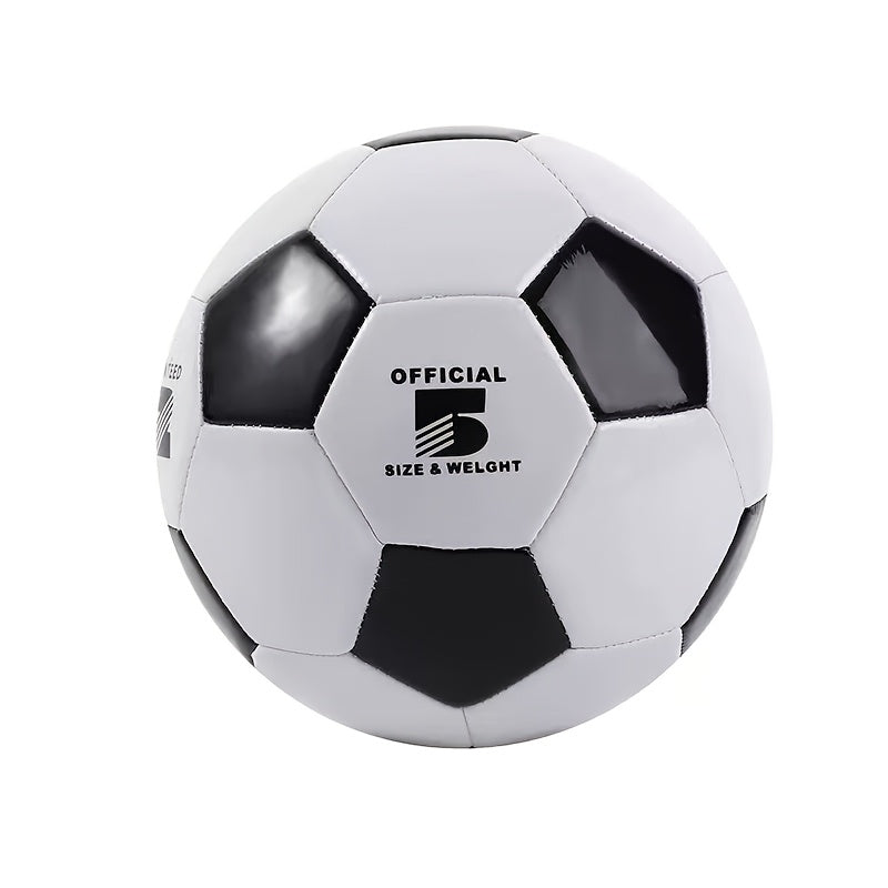 Personalized Sports Football Outdoor Gear Black and White Style 4\u002F5 Size Worn-Resistant Competition Equipment Adults Present Soccer Ball