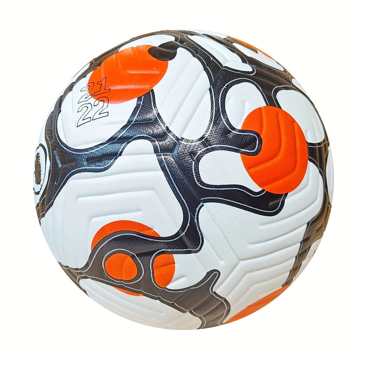 Classic Hot-Adhesive Soccer Ball Made of High-Quality Faux Leather, Featuring Seamless Hot Bonding Technology, High Elasticity, Wear Resistance, Anti-Slip, And Protective, Specifically Designed for Adult Competition And Training, Size 5