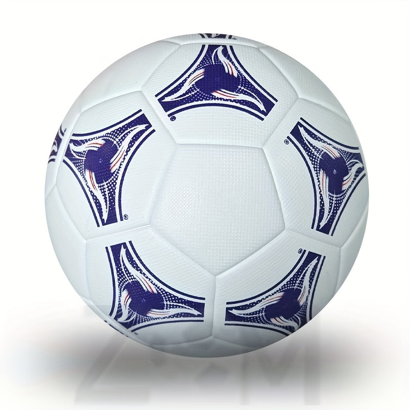 Classic Style No.5 Blue Seamless Hot Bonding Process Adult Competition Training Ball High Elasticity Explosion Proof Wear Resistant