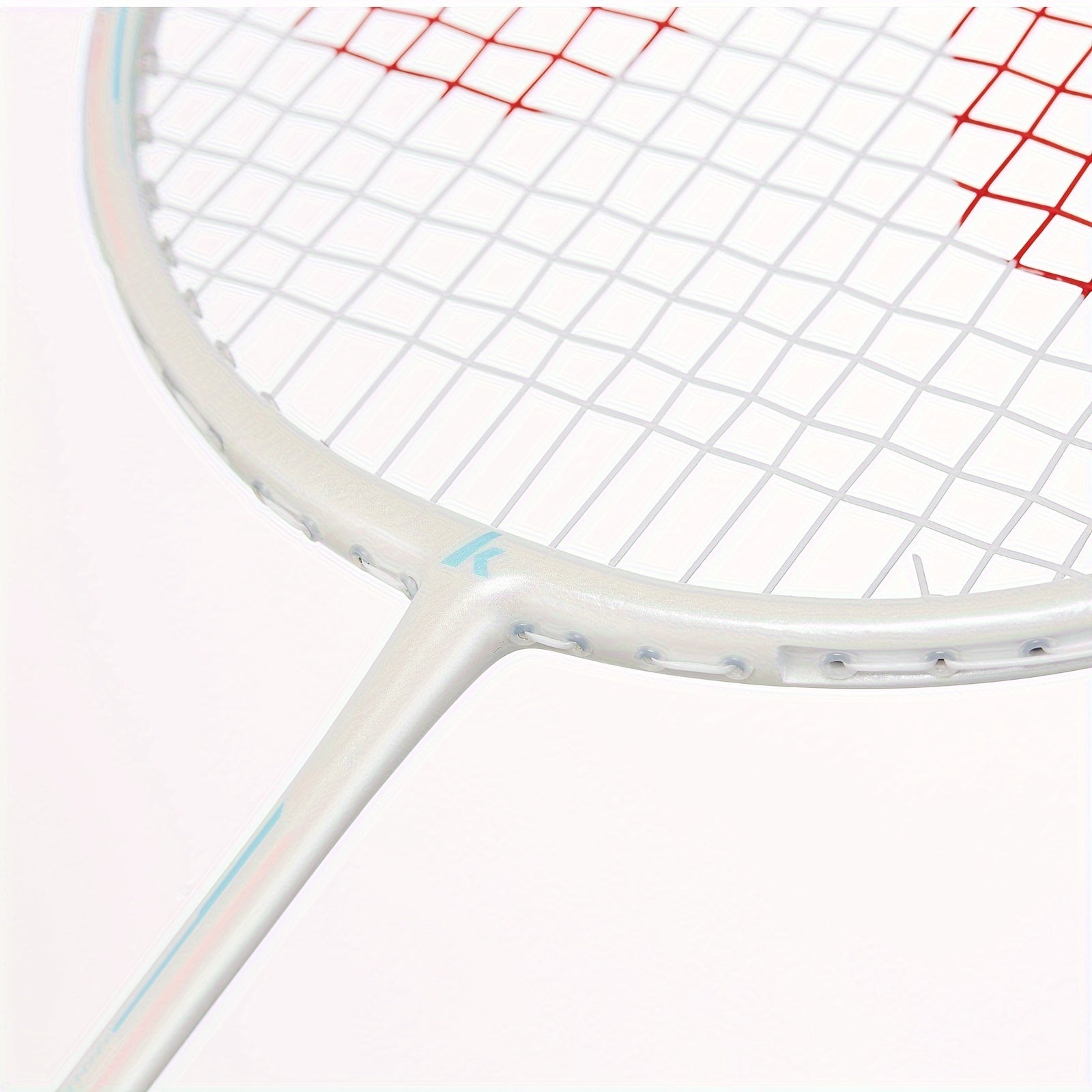 Badminton Racket Professional Graphite Shaft Badminton Set 2 Super Lightweight Shuttlecock Racquet for Training, Sports And Entertainment (Blue+Pink)