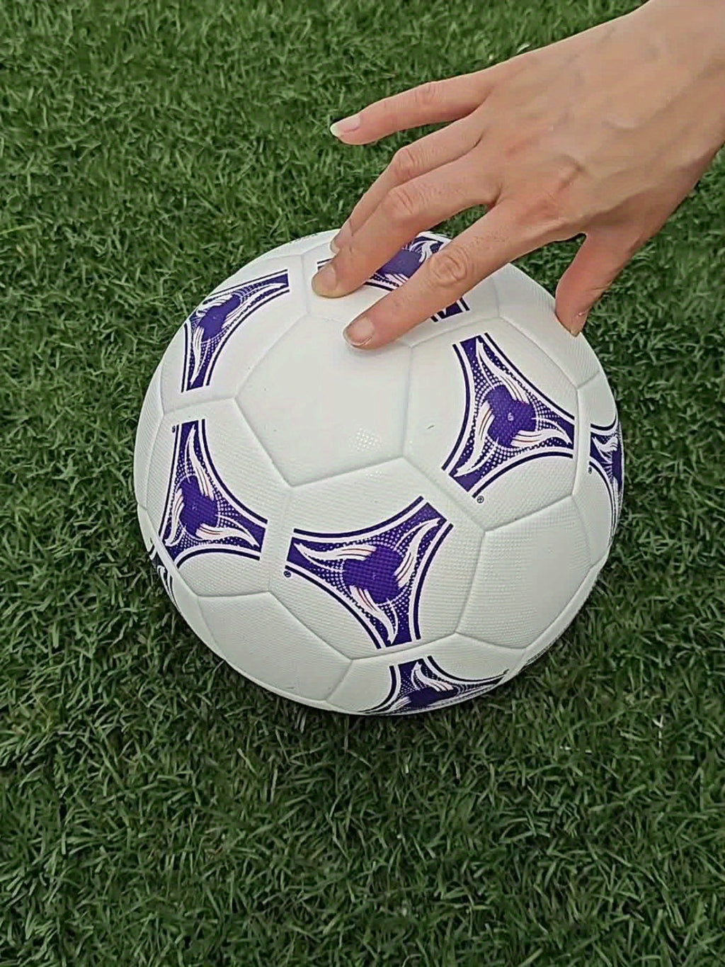 Classic Style No.5 Blue Seamless Hot Bonding Process Adult Competition Training Ball High Elasticity Explosion Proof Wear Resistant