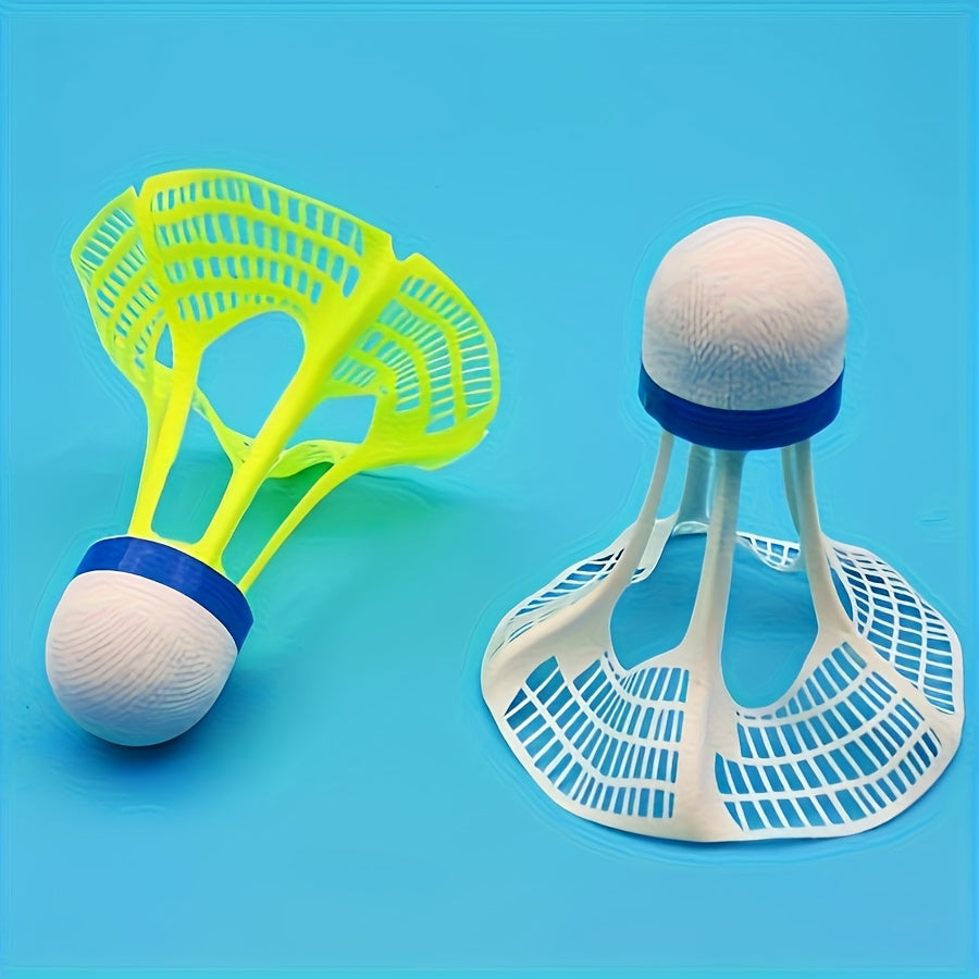 8pcs Wind-Resistant Badminton Shuttlecocks Made of Nylon Material, Designed to Withstand Wind And Impact, Suitable for Outdoor Badminton Practice And Sports