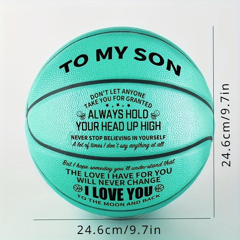 You Will Never Lose Engraved Outdoor Basketball Gift for Grandson | Graduation Back to School Birthday From Grandma Grandpa