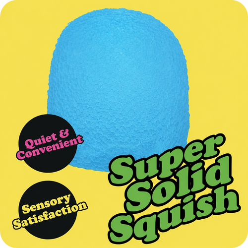 Schylling Nice Cube - Sensory Squeeze Toy with Super Solid Squish - 2.25" Cube
