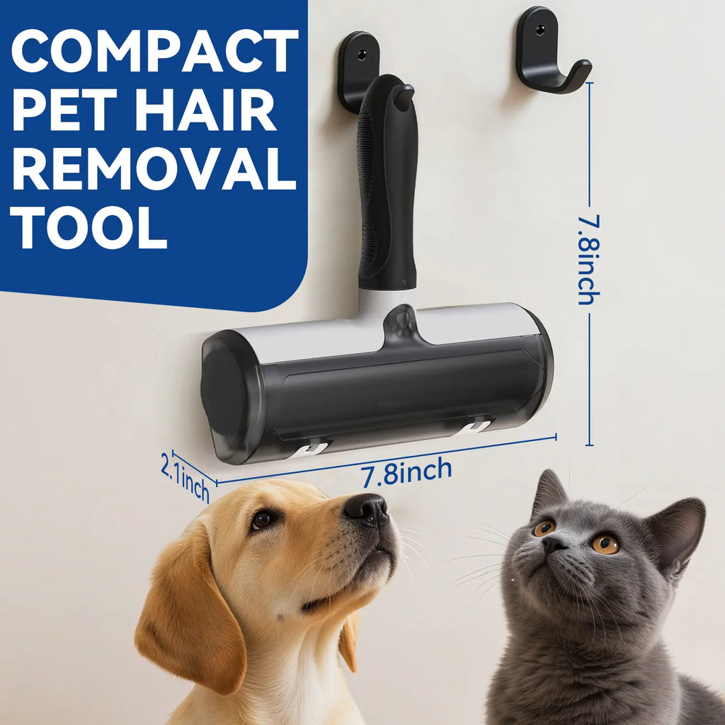 Pet Hair Removal Tool-Reusable Lint Roller for Pet Hair - Portable Pet Hair Remover - Dog and Cat Hair Remover for Couch, Furniture, Carpet, Clothes and Car Seat