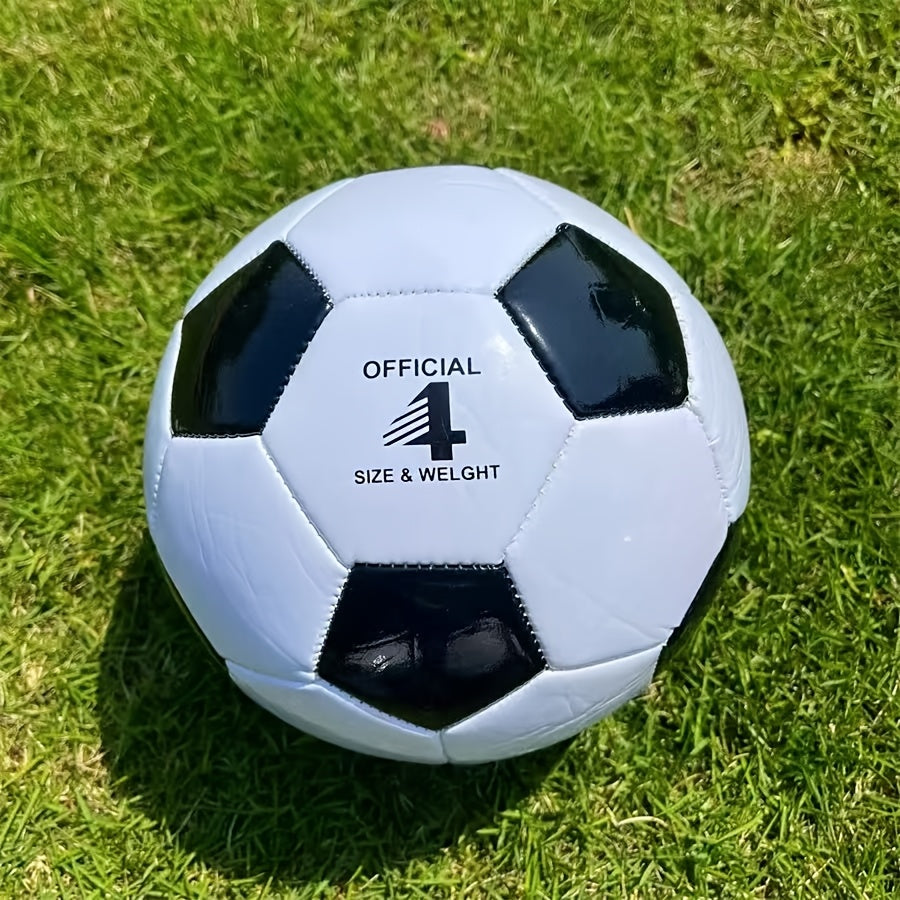 Personalized Sports Football Outdoor Gear Black and White Style 4\u002F5 Size Worn-Resistant Competition Equipment Adults Present Soccer Ball