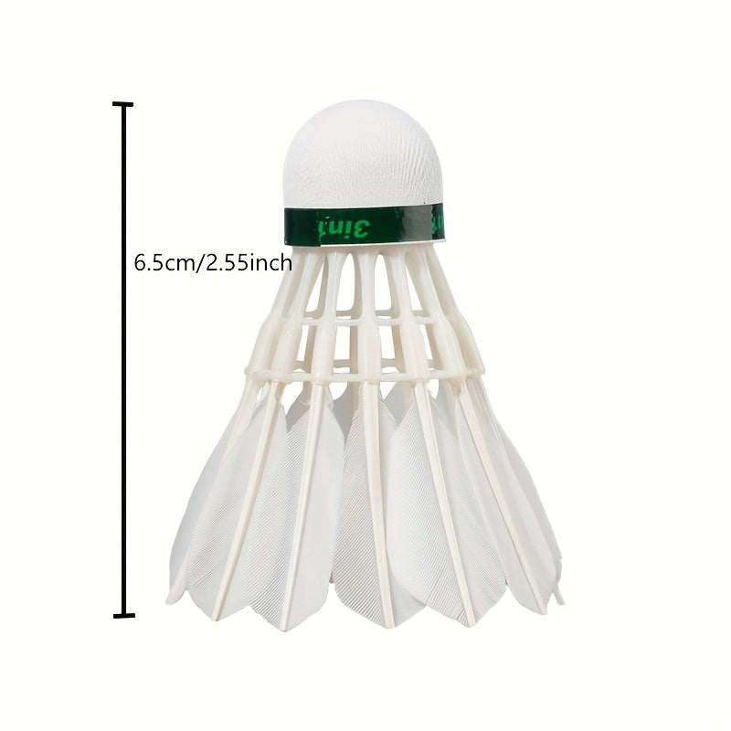 Three-stage Feather Ball - Functional Material Feather Bracket That Rapidly Absorbs Impact Force. Longer Durability, Original Short Feathers, Natural Style, No Drilling Required, Tightly Secured and Less Prone to Shedding. All-weather Indoor\u002Foutdoor