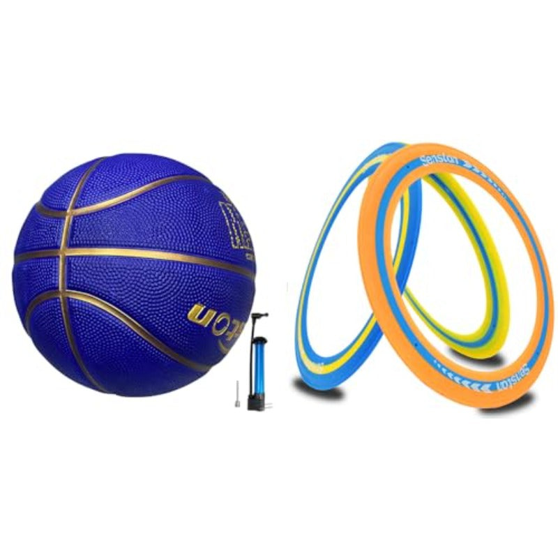 Senston inchFlying disc and 29.5' Basketb