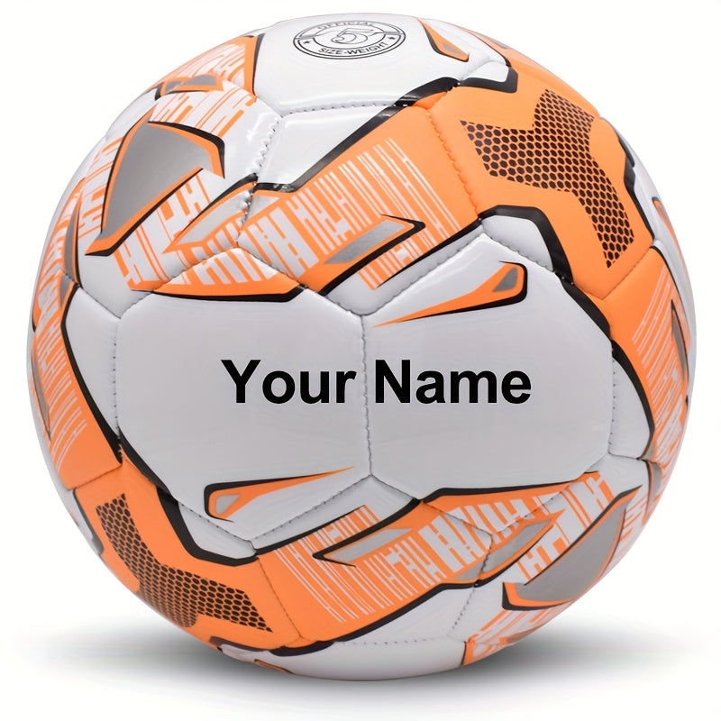 Personalized Soccer Ball Gift Personalized Custom Size 5 Soccer Ball - Thickened PU, Unique Gift for Men, Perfect for Christmas, Birthdays, Anniversaries, Home Decor, Party Gift