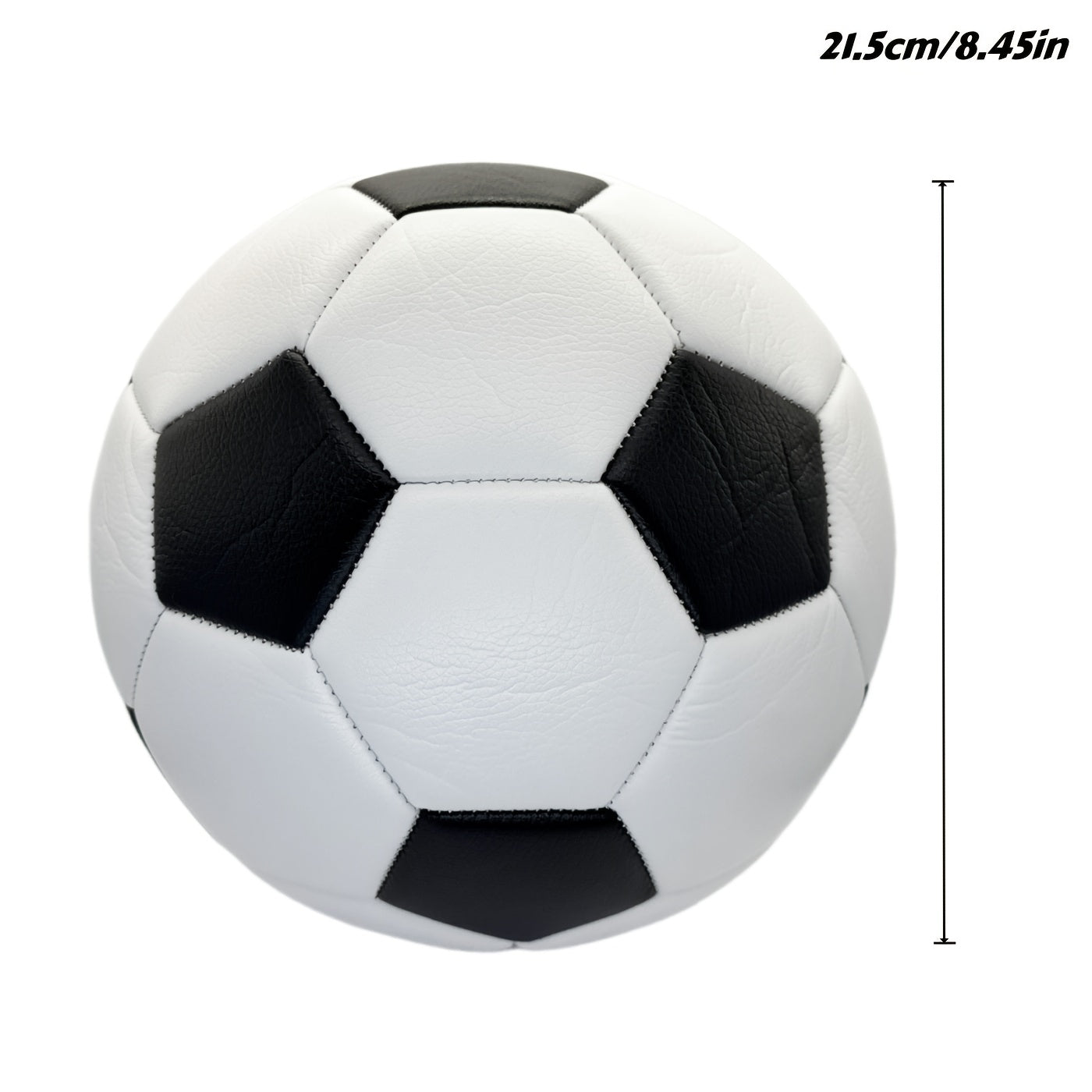 Personalized Soccer Ball Personalized Soccer Ball | Regulation Size 5 | Black And White Lychee Texture Synthetic Faux Leather | Perfect Sports Gift for Athletes And Supporters