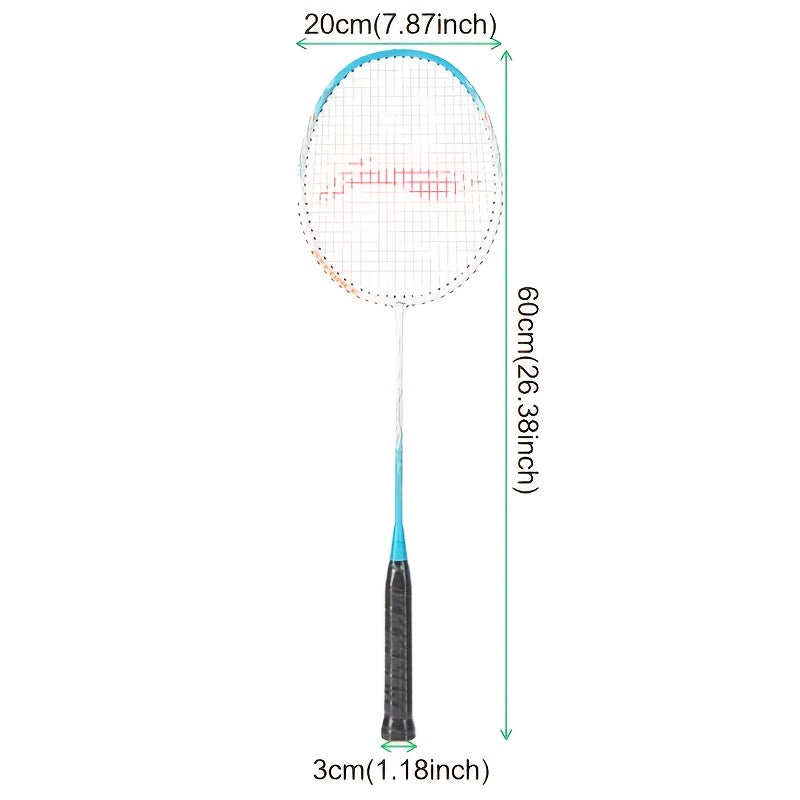 LINING Thunder 9 Carbon Fiber Badminton Racket Set | Durable, Lightweight, High Tension, Ideal for Beginners and Professionals, Includes Carry Bag, Mixed Color